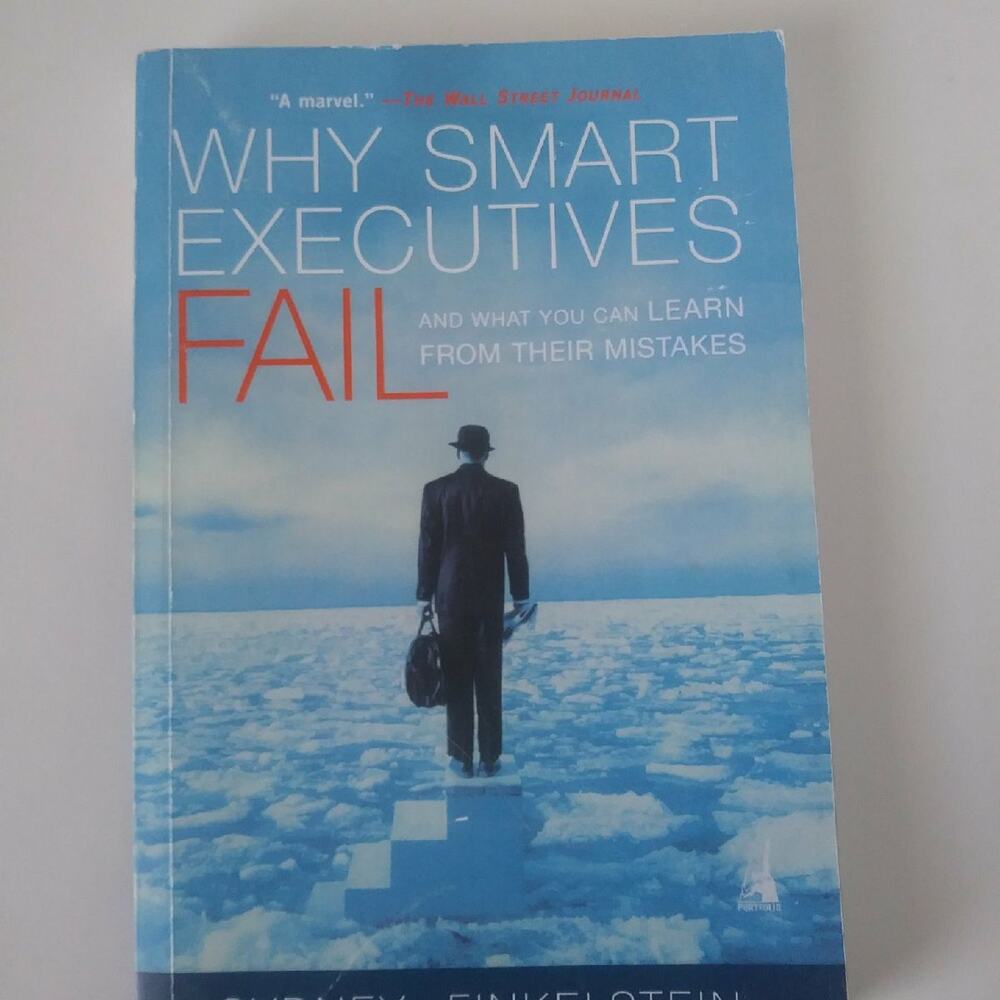 VTG Book Why Smart Executives Fail by Sydney Finkelstein
